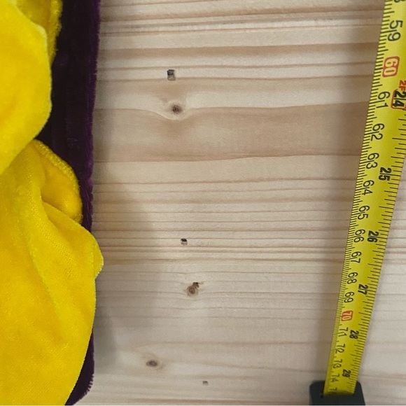 MARDI GRAS Vibrant & Playful Velvet Fun Purple, Green, Gold Extra Long Tail Hat - Picture 9 of 13